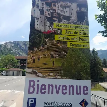 Vue Exceptionnelle Aux Portes Du Vercors Pont-en-Royans Exterior foto